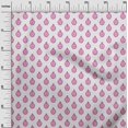 thumbnail image 3 of oneOone Cotton Jersey Fuschia Pink Fabric Block Diy Clothing Quilting Fabric Print Fabric By Yard 58 Inch Wide-G2, 3 of 6