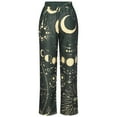 thumbnail image 4 of Pantalon Long Décontracté d'Été pour Femmes, Imprimé, Bandage, 4 of 7