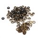 thumbnail image 1 of 100pcs Bronze Black Gold Round Eyelets Decorative Accessories 8mm, 1 of 1