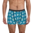 thumbnail image 1 of Balery Sea Turtle Calzoncillos bóxer para hombre, ropa interior de algodón suave y transpirable con cinturilla de nailon-Small, 1 of 5