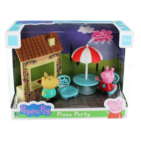  PEPPA  PIG  Playset Playtime Set Pizza Party  Walmart  com