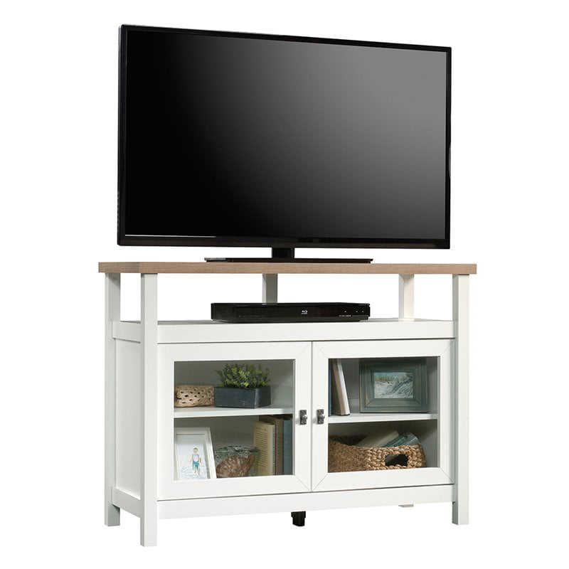 Sauder Cottage Road 42" TV Stand in Soft White 