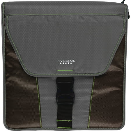 five star vertical flip 2 zip binder walmart com