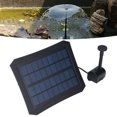 thumbnail image 4 of Kit De Bomba De Agua De Fuente Solar, Kit De Bomba De Agua Solar Luz LED Para Piscina Para Decoración De Jardín Para Estanque Pequeño ANGGREK Solar Fountain Pump Kit, 4 of 8