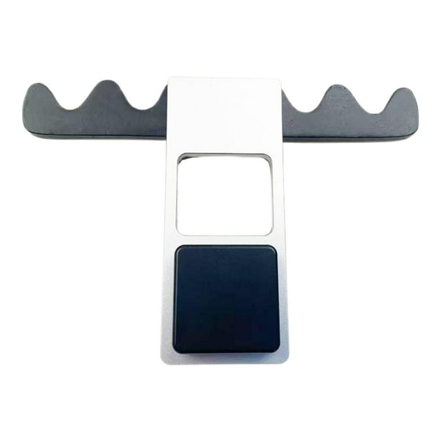 Organizador de soporte de cue de la piscina 4 hoyos con soporte de tiza conveniente Pool Stick Descanado Mesa de piscina Stick Clip para sala de