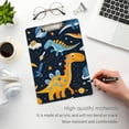 thumbnail image 5 of Dinosaurs in Space Acrylic Clipboards 12 x 9 Inch A4 Size with Low Profile Clip Hanging Clipboard for Classroom School Office, 5 of 8