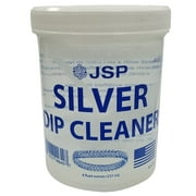 JSP Silver dip cleaner 8 ounces with basket. 24 jars (us155x24)