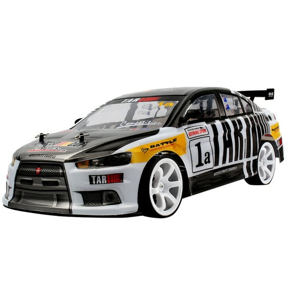 Fridja 1:10 70km/h RC Car 4WD Double Battery High Power LED Headlight Racing Truck
