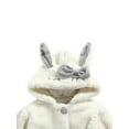 thumbnail image 4 of FAROOT Kids Coat, Rabbit Ears Long Sleeve Hooded Jacket with Crossbody Bag, 4 of 6