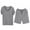 Mens Pajamas Dark Gray, variant on Mens Pajama Sets Big & Tall L-4X Plus Size Short Sleeve T-Shirts and Shorts Loungewear Outfits Boys Casual 2 Piece Modal Sleepwear Set with Pockets