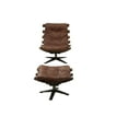thumbnail image 5 of ACME Gandy 2-piece Chair and Ottoman Set in Retro Brown, 5 of 5