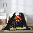 thumbnail image 4 of Manta de felpa suave y cómoda de Yosemite Sam, manta de franela cálida y ligera para sofá cama de 60 x 50 pulgadas, 4 of 8