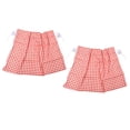 thumbnail image 3 of Side Car Window Shade, Portable Removable  2pcs Car Curtain With 4 Suction Cups For Van For Car Red Grid, 3 of 8