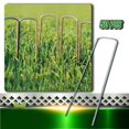 thumbnail image 2 of Scienceny 50 piezas en forma de U para jardinería, fijador de césped, clavijas de tierra de césped artificial, pasadores de Metal Jardín y Patio Scienceny TO004305-00, 2 of 5