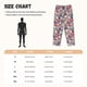 thumbnail image 3 of Balery music Skull record Retro Pantalones de pijama para mujer, pijamas ultraligeros, pantalones de estar por casa-Medium, 3 of 6