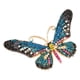 thumbnail image 4 of Broche de mariposas, alfiler de aleación colorido con diamantes de imitación, joyería para abrigo, suéter, decoración, azul, 4 of 8