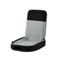 thumbnail image 3 of Loungie Daron Foldable & Portable Mesh Floor Chair, Grey, 3 of 7