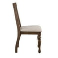 thumbnail image 3 of Steve Silver Joanna Farmhouse Side Chair with Schoolhouse Back, Oatmeal and Caramel, 3 of 11