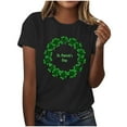thumbnail image 2 of St. Patricks Day Luck Shirts for Women Graphic St Patty's Gift Tee Tops, 2 of 8