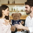 thumbnail image 6 of Uuiauoio Valentines Day Plush Bear Stuffed Bears with Heart Pattern Stuffed Animal for Valentine's Day Gifts Birthday School Graduation Party Favor, 6 of 6