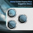thumbnail image 6 of Allytechgroup for iPhone 17 Pro Max Camera Lens Protector, HD Clear Tempered Glass Camera Lens Screen Protector Metal Scratch Resistant Case Friendly Camera Lens Protector for Apple iPhone 17 Pro Max, 6 of 7