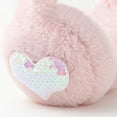 thumbnail image 4 of Winter Cat Ear Earmuff Sequin Heart Shape Ear Muf Adjustable Girls Women Ear Warmers Pluh Outdoor Ear Covers Winter Winter Headband 180 Earmuffs Youth Toddler Earmuffs Gloves Cute Earmuffs Women, 4 of 4