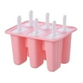 thumbnail image 1 of 6 Sets of Ice Tray Ice Maker Iced Ice Cream Popsicles Multi-cell Design Stick Ice Durable Easy Release Space-saving Quick Chilling Non-stick Easy Clean for Home RV Dorm Refrigerators, 1 of 2