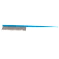 thumbnail image 4 of Dog Comb, Pet Hair Comb Removes Matted Fur Effective With Long And Short Stainless Steel Teeth For Long Short Haired Dogs And Cats Blue, 4 of 8