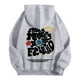 thumbnail image 3 of MHFRRA Sudadera con Capucha, Suave y Cómoda, para Uso Informal, Ligera, Deportiva y para Exteriores Gris claro, 3 of 3