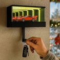 thumbnail image 4 of Infinity Garage Keychain Hanger - Race Car Key Holder Wall Mount with LED, 3D Key Rack for Garage or Home, 4 of 5