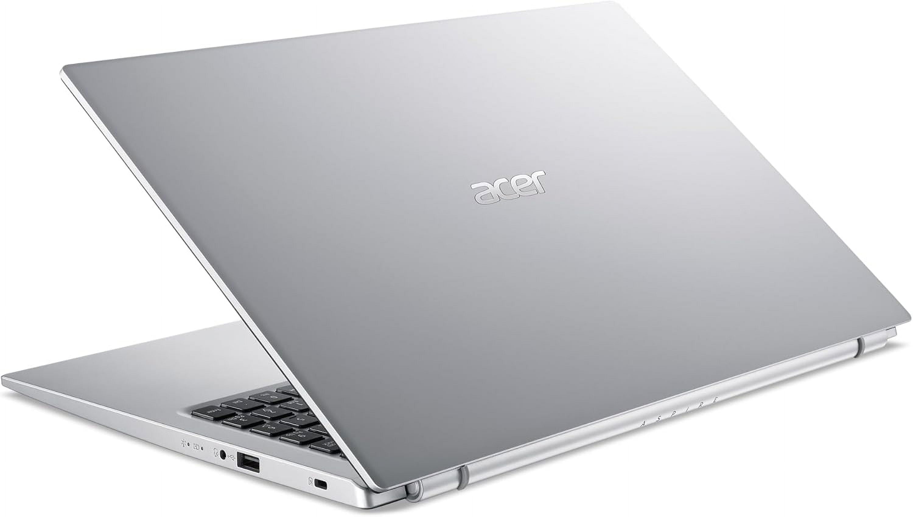 Acer Aspire 3 15.6 FHD Display | Intel Core i7-1165G7 2.8 GHz | Intel Iris Xe Graphics|WiFi |Bluebooth | Silver | 8GB RAM | 512GB SSD | Windows 11 Home | Bundle with USB 3.0 Hub