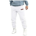 thumbnail image 1 of OJinShaWanO Pantalon de Pyjama pour Hommes Automne et Hiver Mode de Rue Décontractée Ample Sports de Plein Air Course Pantalon de Survêtement, 1 of 4