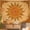 NO.00060, variant on Gojian Yellow Sun and Moon Tapestry Vintage Indie Boho Tapestry Wall Hanging with Sunflowers Butterfly Moth Constellation Aesthetic Wall Tapestries for Bedroom Dorm Living Room