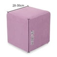 thumbnail image 4 of Stretch Ottoman Slipcovers, Soft Non Slip Ottoman Cover With Elastic Bottom Jacquard Footstool Protect Furniture Protector Covers, Washable-blue-Square, 4 of 4