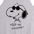 thumbnail image 2 of Peanuts - Cool Joe Keep On Smiling - Men's Jersey Tank Top, 2 of 5