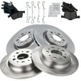 thumbnail image 3 of TRQ Front and Rear Brake Pad & Rotor Kit Brake Pads Brake Rotor Ceramic Fits Select 2004-2006 Volvo V70, 3 of 5