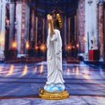 thumbnail image 4 of Jésus Statue Sculptures en Résine Figurines Cadeaux pour Décoration de Noël et de Pâques, 4 of 13