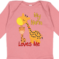 thumbnail image 4 of Inktastic My Nana Loves Me Giraffe Boys or Girls Long Sleeve Baby Bodysuit, 4 of 5
