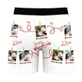 thumbnail image 6 of Wxolcjlv Mens Boxer Briefs DIY Funny Print Valentine's Day Underwear Stylish Elastic Boxer Shorts Men's Novelty Gifts, 6 of 8