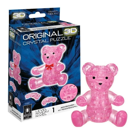 Teddy Bear Original 3D Crystal Puzzle from BePuzzled, Ages 12 and Up