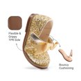 thumbnail image 4 of DREAM PAIRS Toddler Girls Mary Jane Flats, Wide Fit Black Dress Shoes with Cushioned Insole, Adjustable Hook & Loop Strap, Comfortable Non-Slip Uniform Shoes for Little Kids, 4 of 7