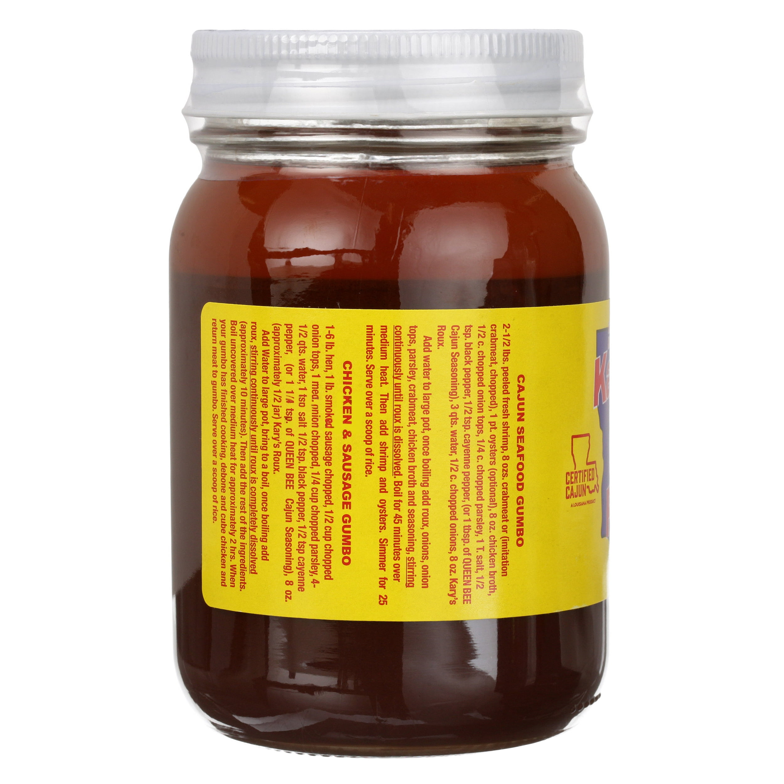(12 pack) Kary's Original Cajun Style Dark Roux 16 oz Jar for Authentic Gumbo and Stew