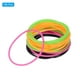 thumbnail image 3 of Pulseras de gel de silicona Uxcell de los años 80, pulseras brillantes, bandas de neón, 4 colores, paquete de 60, 3 of 7