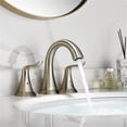 thumbnail image 3 of Vinnova Beverly 8" Two Handle Widespread Bathroom Faucet in Nickel, 3 of 5