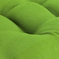 thumbnail image 6 of Jordan Manufacturing 19" x 19" Veranda Citrus Green Solid Square Tufted Contoured Outdoor Wicker Seat Cushion (2 Pack), 6 of 12