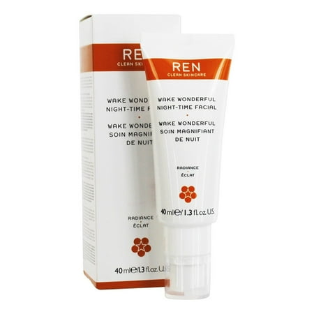 REN Wake Wonderful Night-Time Facial, 1.3 fl oz