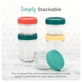 thumbnail image 4 of Tarros de Almacenamiento Mason Bottle Vidrio Reutilizable para Leche Materna, 4 of 7