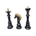 thumbnail image 1 of Set de 3 Figuras Decorativas de Ajedrez SJ Home Decor Color Negro y Dorado, 1 of 2