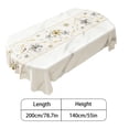 thumbnail image 3 of SLYNSHome French Floral Tablecloth, Waterproof Scratch Resistant Wipe Clean Table Cover,Rectangular Dining Decor For Kitchen Tea Table Indoor Home Decor, 3 of 6