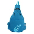 thumbnail image 1 of Mochila para raqueta de tenis para hombre con bolsillo y correa de hombro ajustable, duradera. Azul claro, 1 of 8